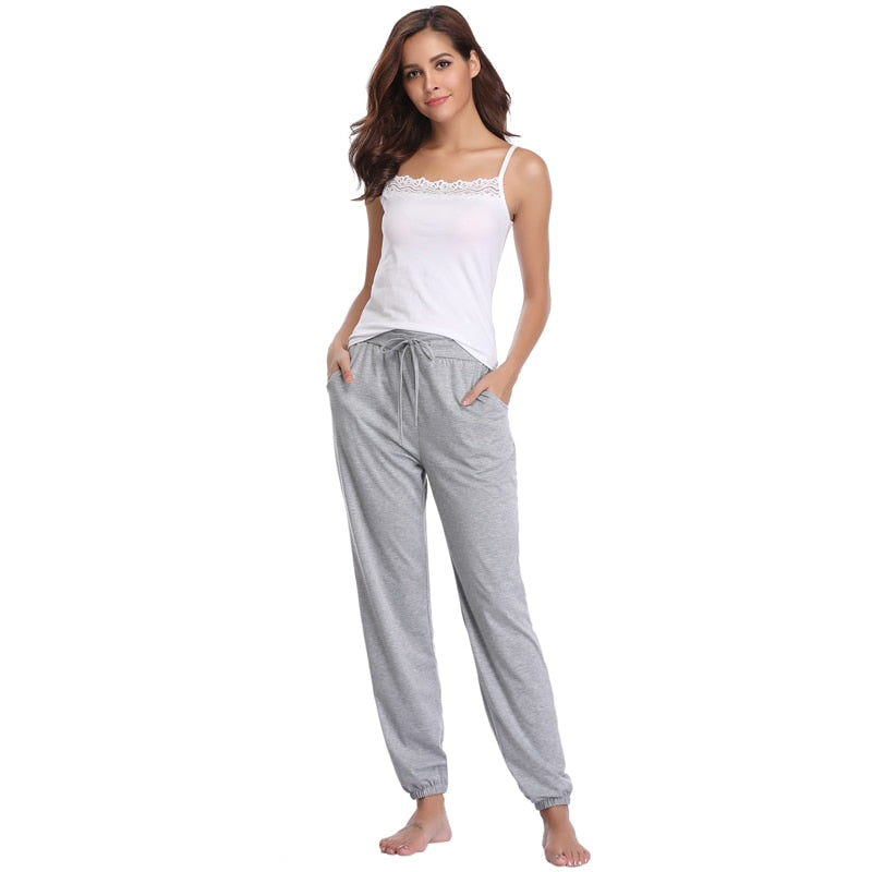 New Women Home Pajama Pants Cotton Bottoms - Shopeasywear