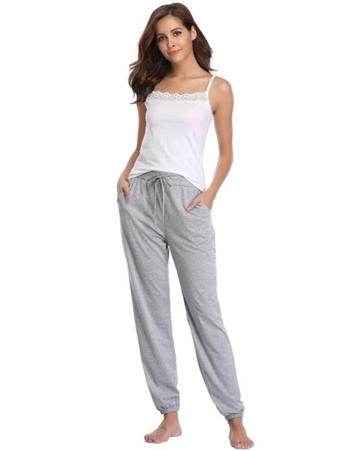 New Women Home Pajama Pants Cotton Bottoms - Shopeasywear