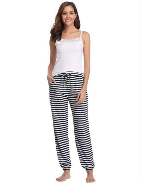 New Women Home Pajama Pants Cotton Bottoms - Shopeasywear