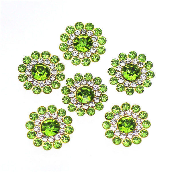 20Pcs Flower Crystal Rhinestones