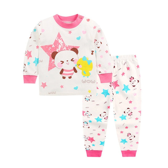 Cartoon Kids Pajamas Sets