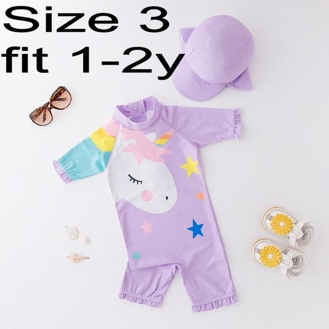 New Summer Baby Boy Swimwear+Hat