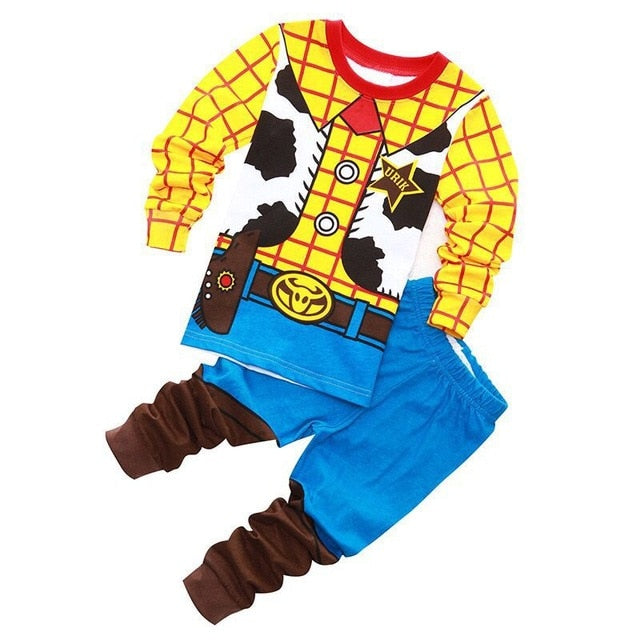 Autumn Winter Baby Cartoon Sleepwear
