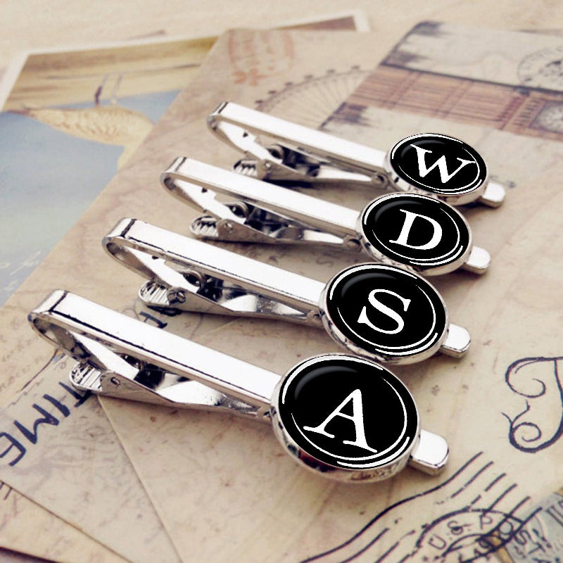 26 Alphabet Letters Tie Clips - Shopeasywear