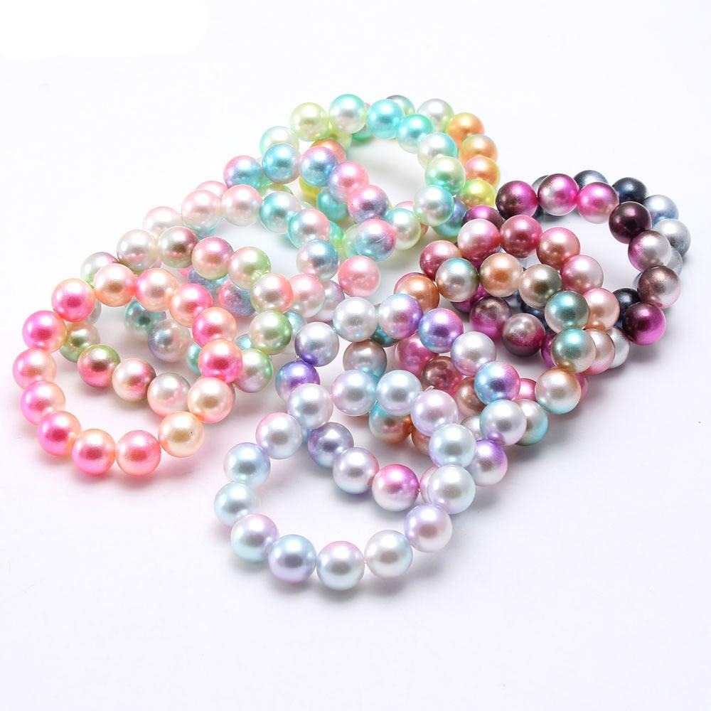 Cute Baby Girls Pearl Beads Bracelets - Shopeasywear