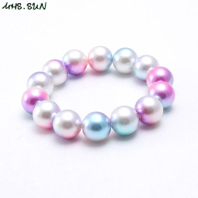 Cute Baby Girls Pearl Beads Bracelets - Shopeasywear