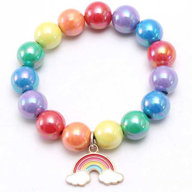 Colorful Beads Chunky Bracelet - Shopeasywear