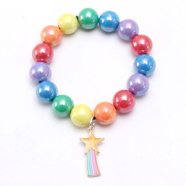 Colorful Beads Chunky Bracelet - Shopeasywear