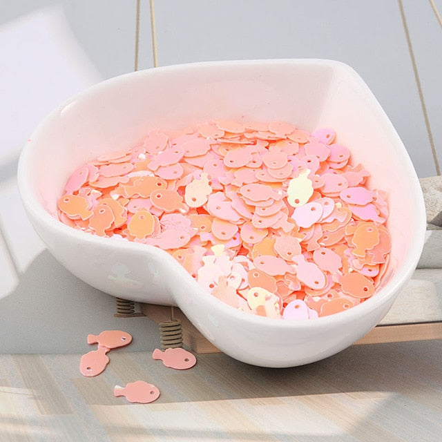 10g/bag Colorful Fish Sequins - Jeglow store