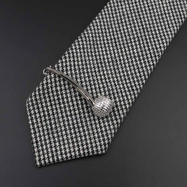 1 Piece Chrome Stainless Tie Clip for Men - Jeglow store