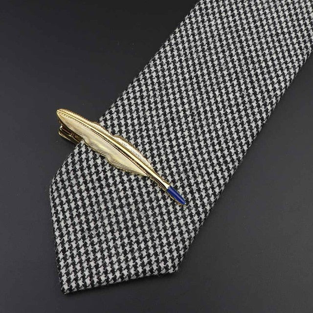 1 Piece Chrome Stainless Tie Clip for Men - Jeglow store