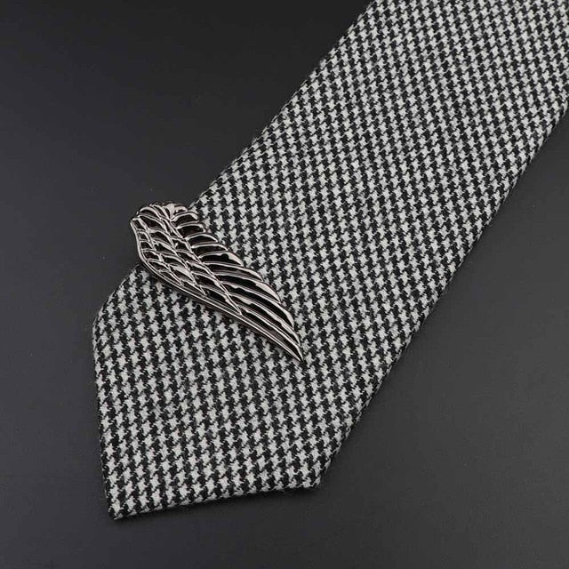 1 Piece Chrome Stainless Tie Clip for Men - Jeglow store