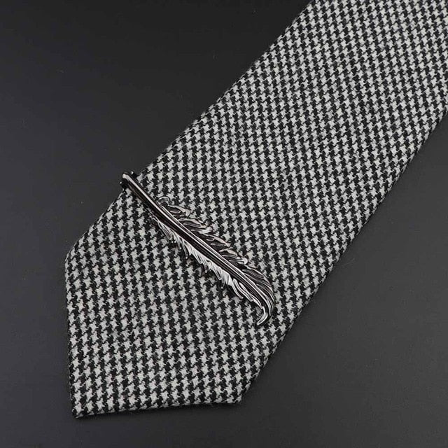 1 Piece Chrome Stainless Tie Clip for Men - Jeglow store