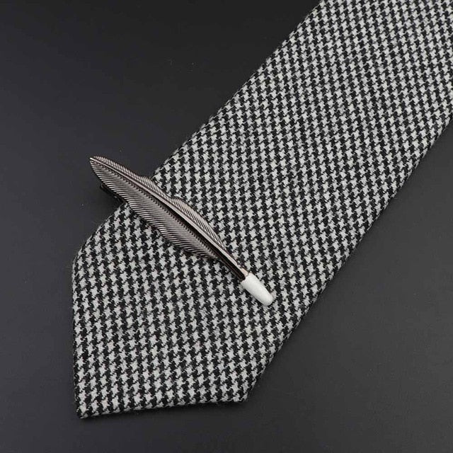 1 Piece Chrome Stainless Tie Clip for Men - Jeglow store