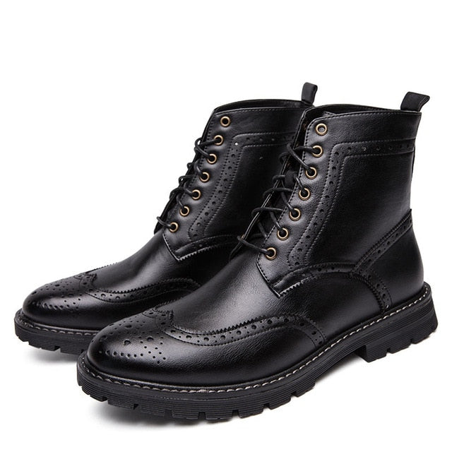 Leather Men Boots