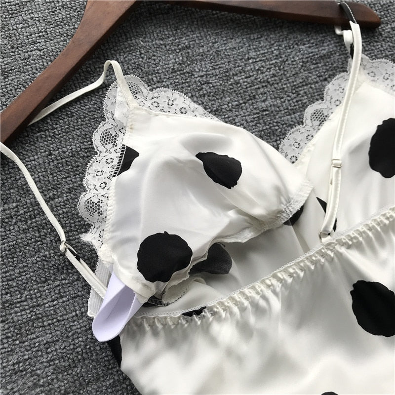 Sexy Women Pajamas with Chest Pad