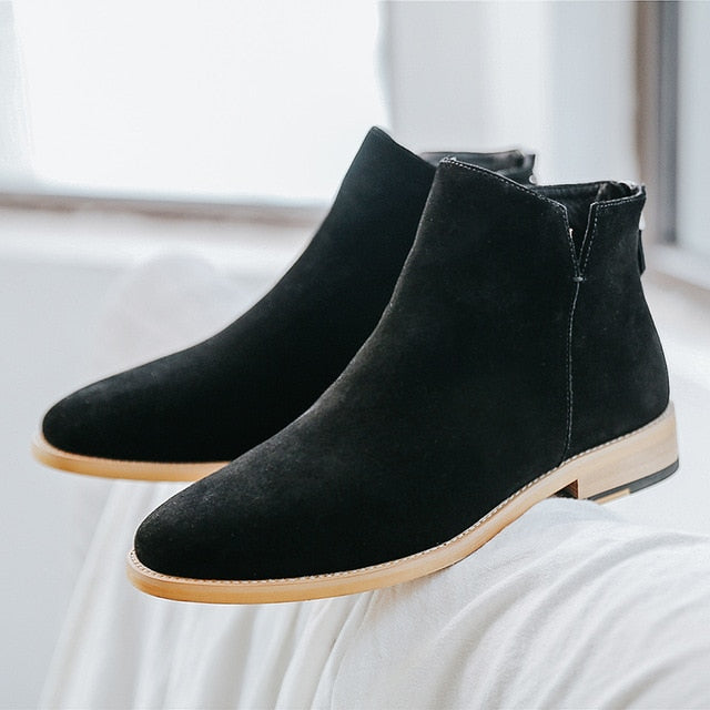 Basic Sand Color Men Boots