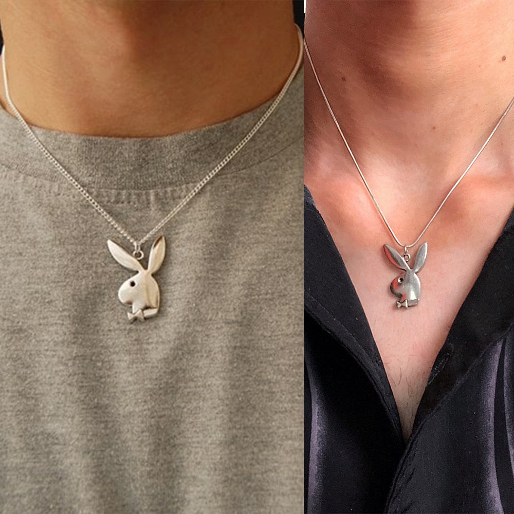 Cute play rabbit charm necklaces - Shopeasywear