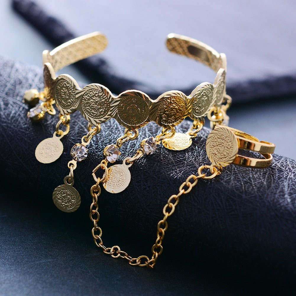 Kids/Baby/Girls Coin Bracelet Bangles - Shopeasywear