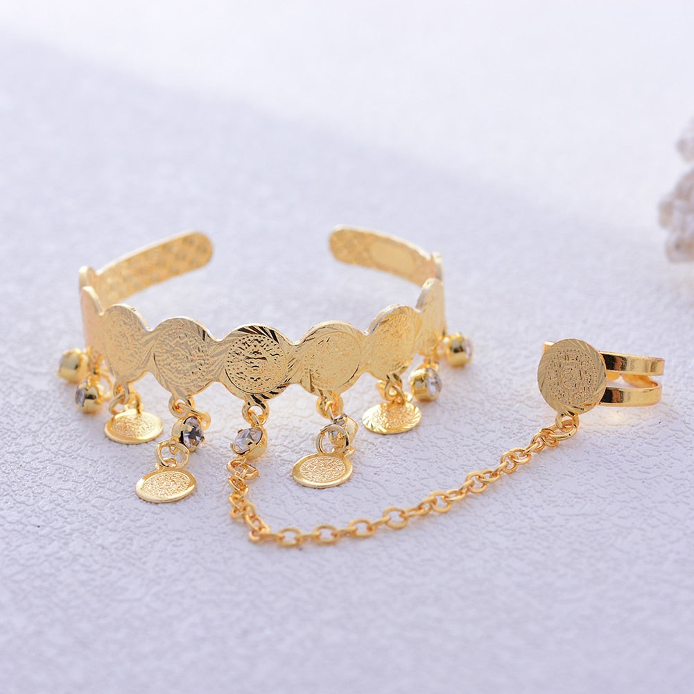 Kids/Baby/Girls Coin Bracelet Bangles - Shopeasywear