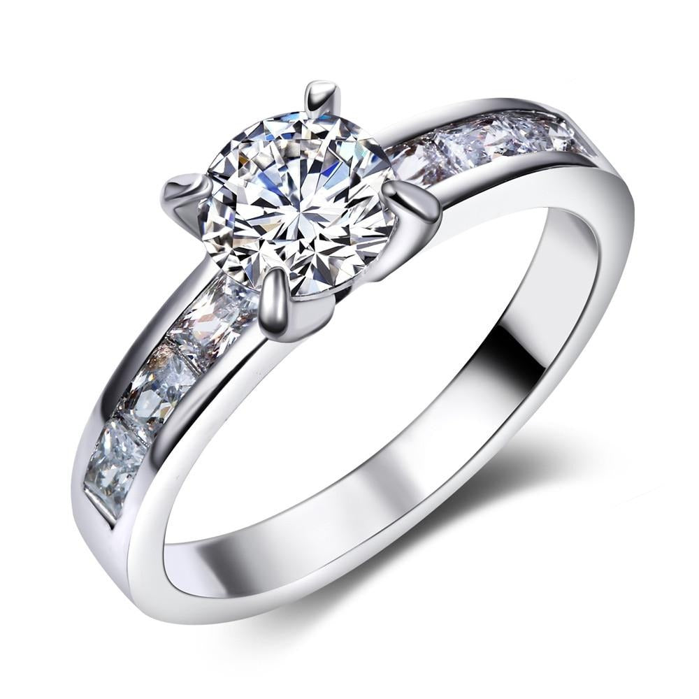 Solitaire Ring for Women Engagement