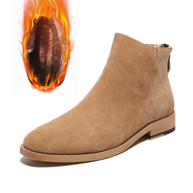 Basic Sand Color Men Boots