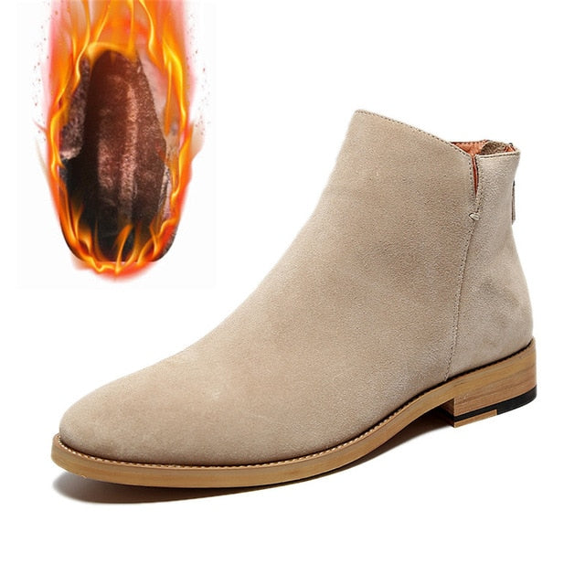 Basic Sand Color Men Boots
