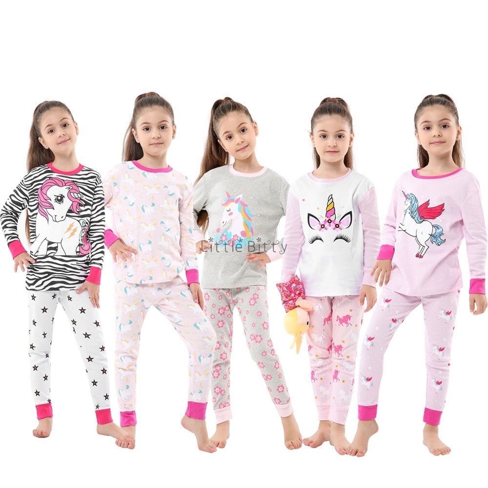Full Sleeve Cotton Pajamas Sets For Kids