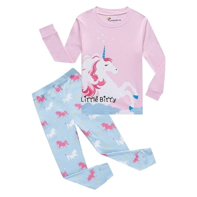 Full Sleeve Cotton Pajamas Sets For Kids
