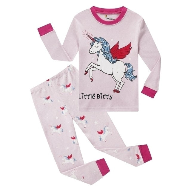 Full Sleeve Cotton Pajamas Sets For Kids