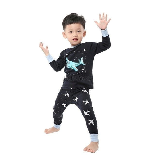 Full Sleeve Cotton Pajamas Sets For Kids