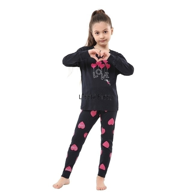 Full Sleeve Cotton Pajamas Sets For Kids