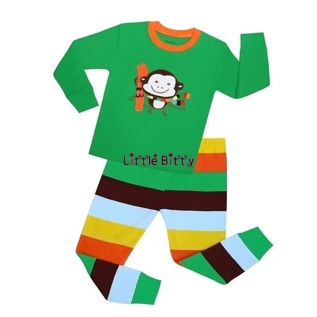Full Sleeve Cotton Pajamas Sets For Kids
