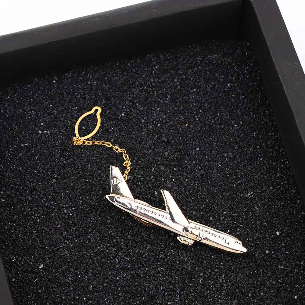 Airplane Shape Men Tie Clip - Shopeasywear