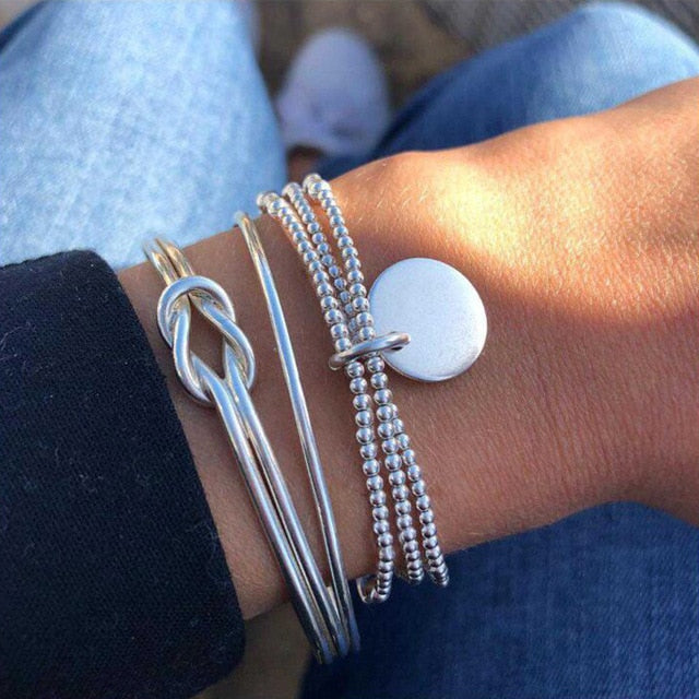 Open Bracelet Set for Women