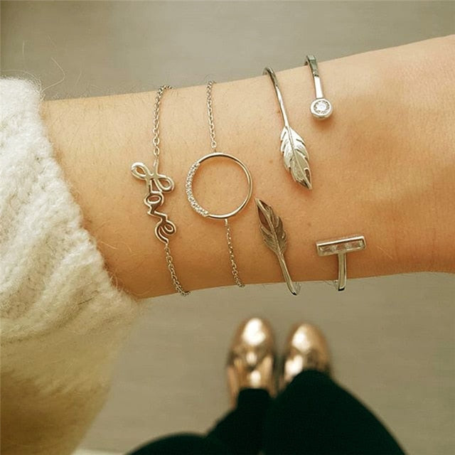 Open Bracelet Set for Women