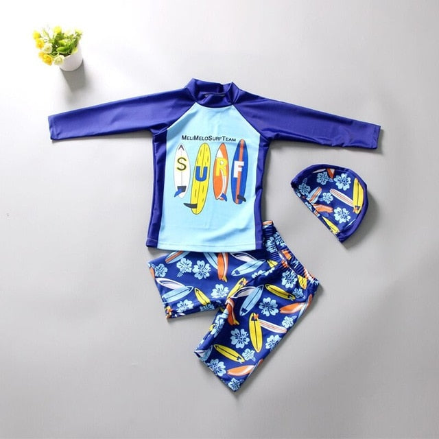 Two Piece Boy Swimwear
