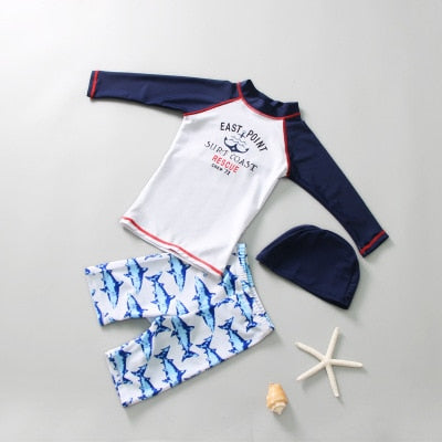 Two Piece Boy Swimwear