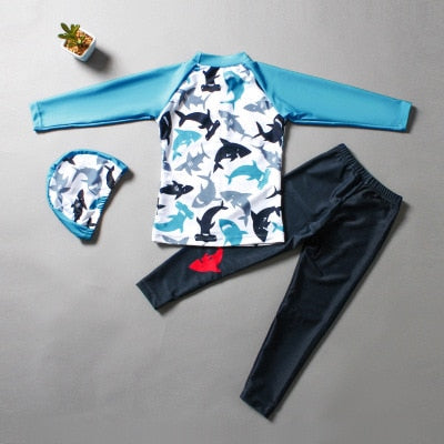 Two Piece Boy Swimwear