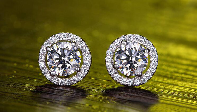 Small Zirconia Diamond Earrings For Women - Shopeasywear