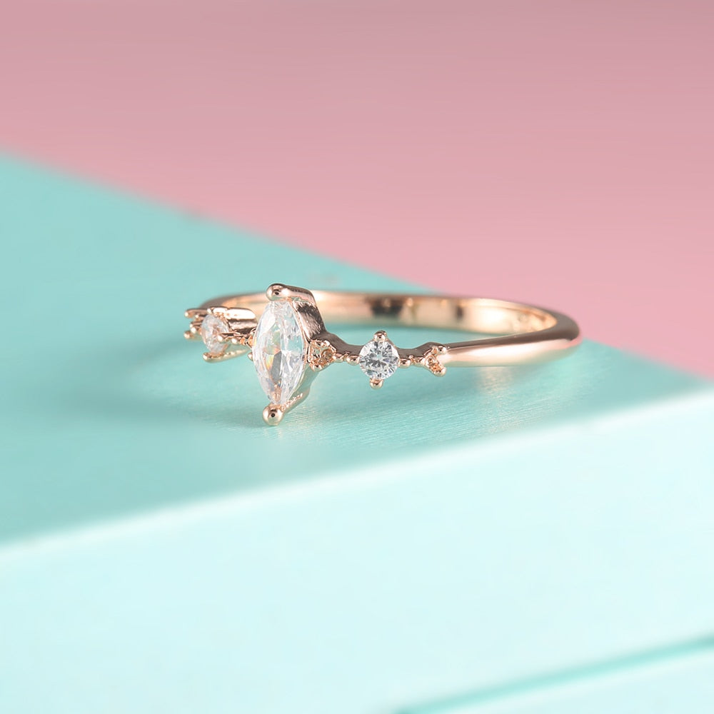 Marquise Cut Engagement Ring