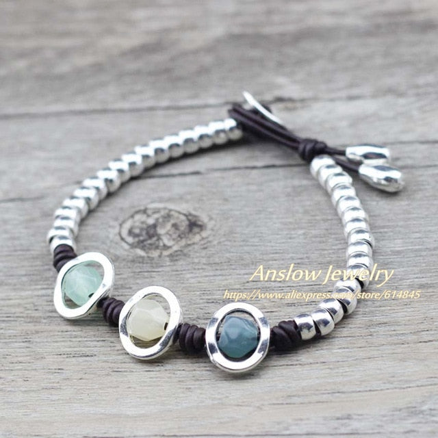 Leather Beaden DIY Bracelet For Kids - Shopeasywear