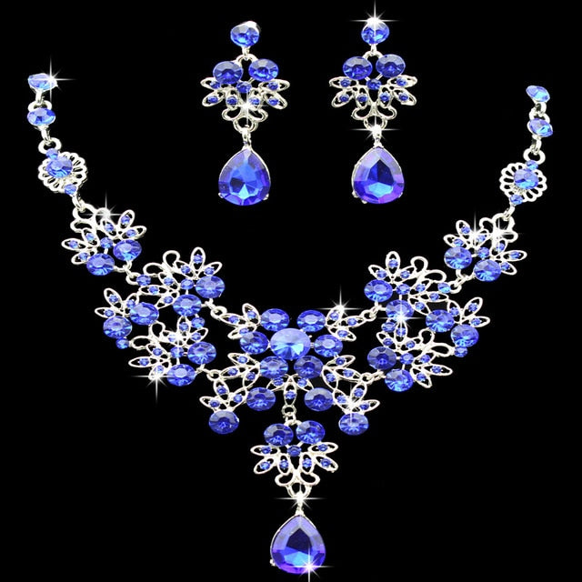 Water Drop Wedding Jewelry Sets