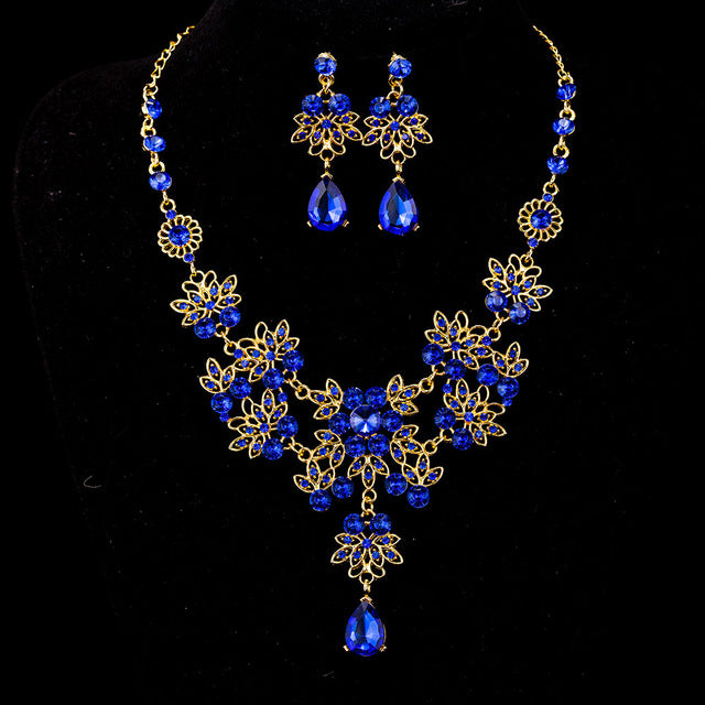 Water Drop Wedding Jewelry Sets