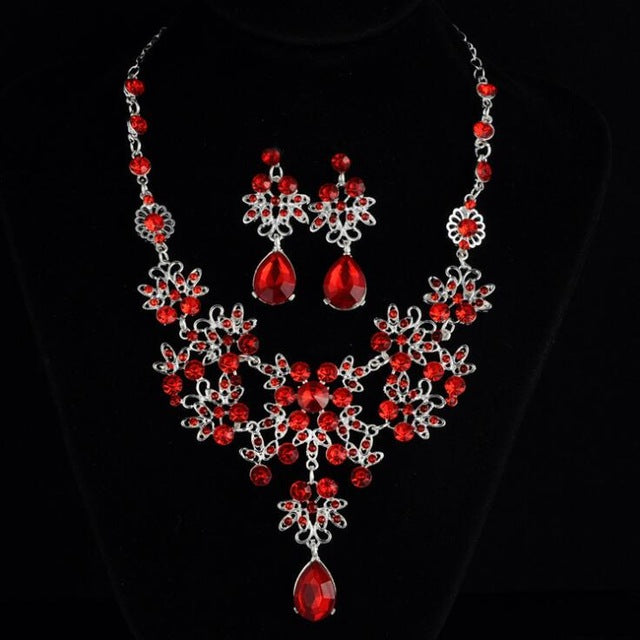 Water Drop Wedding Jewelry Sets