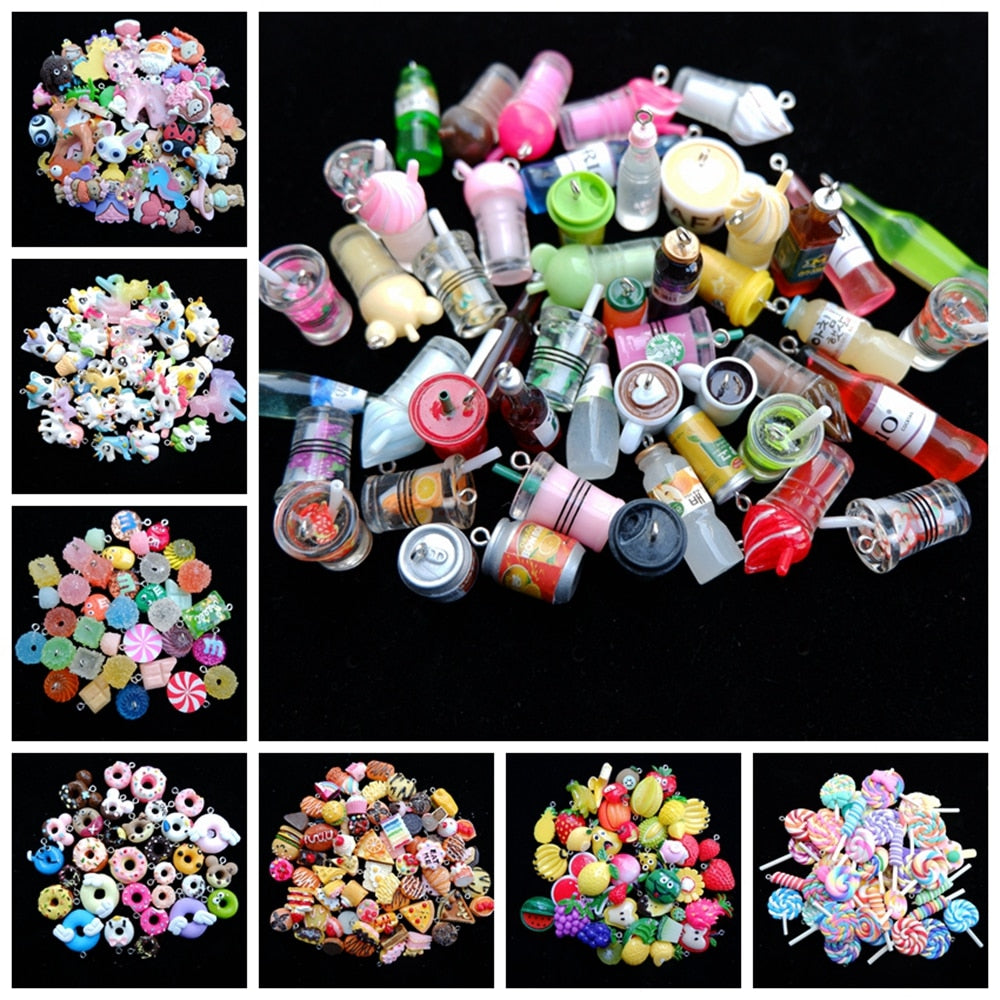 Charms Pendants 2-3 cm Mix set  for Jewelry Making