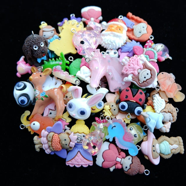 Charms Pendants 2-3 cm Mix set  for Jewelry Making
