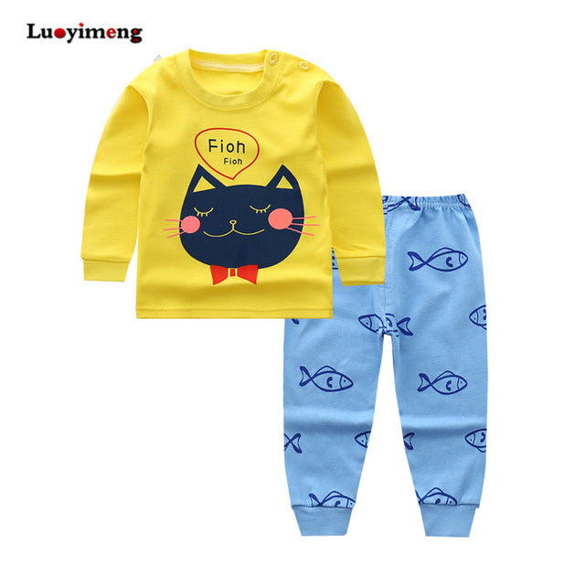 Cartoon Kids Pajamas Sets