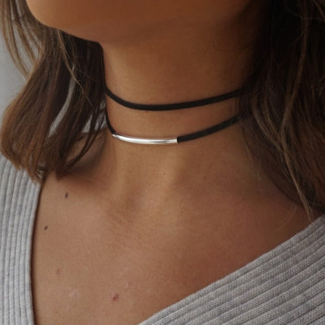 Geometric Chokers Necklace