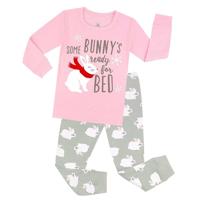 Cotton Boys Girls Kids Pajamas Sets